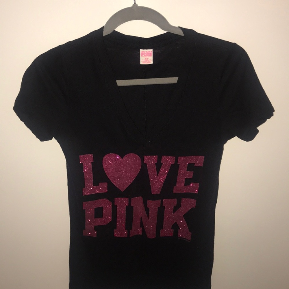 PINK Black Tee
